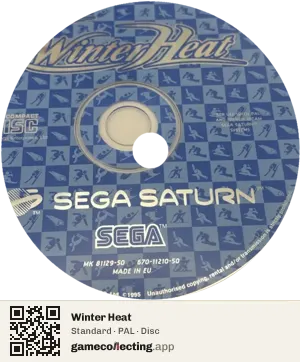 Winter Heat Sega Saturn, PAL disc