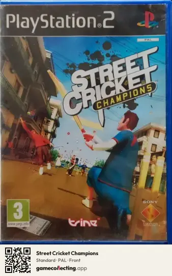 Street Cricket Champions PlayStation 2, PAL box front
