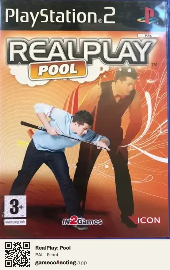 RealPlay: Pool PlayStation 2, PAL box front