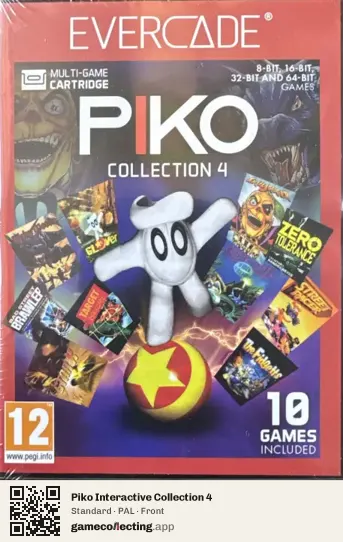 Piko Interactive Collection 4 Evercade, PAL box front