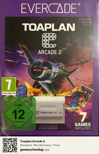 Toaplan Arcade 2 Evercade, Germany box front