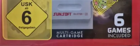 Sunsoft Collection 1, the USK square on its front