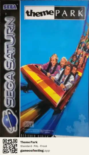 Theme Park Sega Saturn, PAL box front