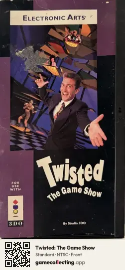 Twisted: The Game Show 3DO Interactive Multiplayer, NTSC box front