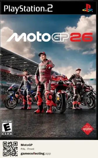 MotoGP PlayStation 2, PAL box front