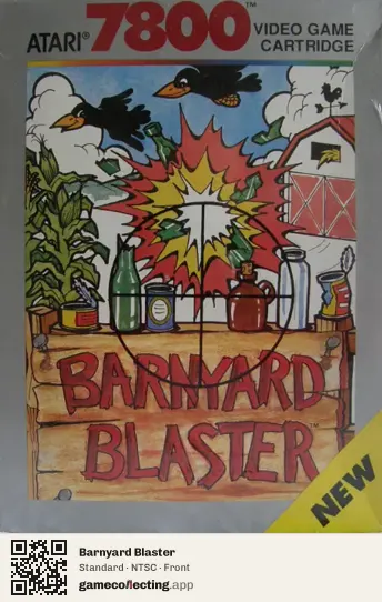 Barnyard Blaster Atari 7800, NTSC box front