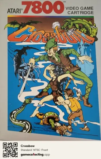 Crossbow Atari 7800, NTSC box front