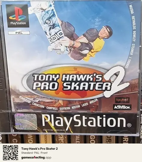 Tony Hawk's Pro Skater 2 PlayStation, PAL box front