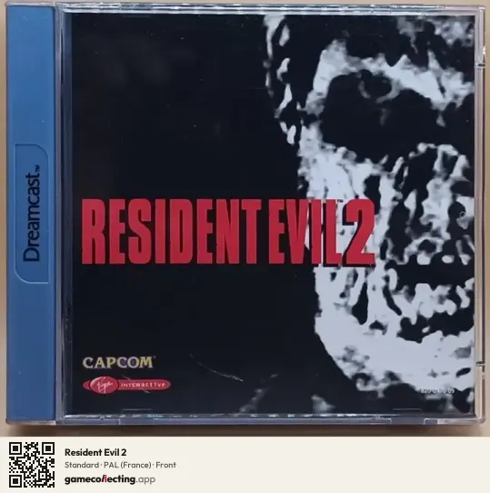 Resident Evil 2 Sega Dreamcast, France box front