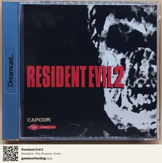 Resident Evil 2 Sega Dreamcast, France box front