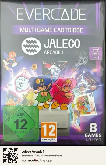 Jaleco Arcade 1 Evercade, Germany box front