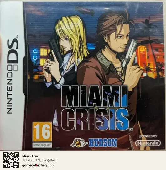 Miami Law Nintendo DS, Italy box front