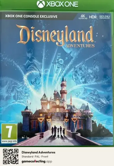 Disneyland Adventures Xbox One, PAL box front