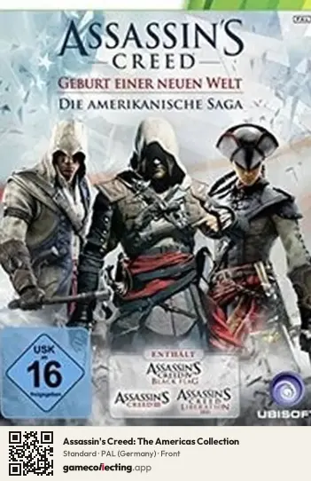 Assassin's Creed: The Americas Collection Xbox 360, Germany box front