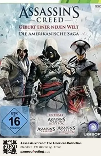 Assassin's Creed: The Americas Collection Xbox 360, Germany box front