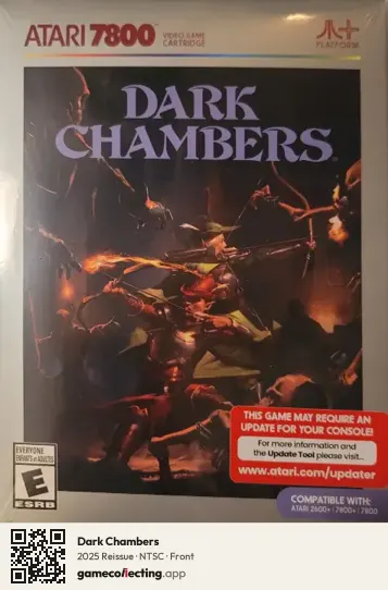 Dark Chambers Atari 7800, NTSC box front