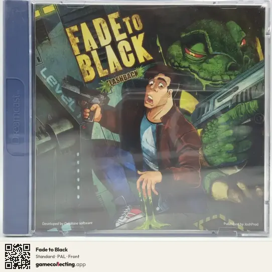 Fade to Black Sega Dreamcast, PAL box front