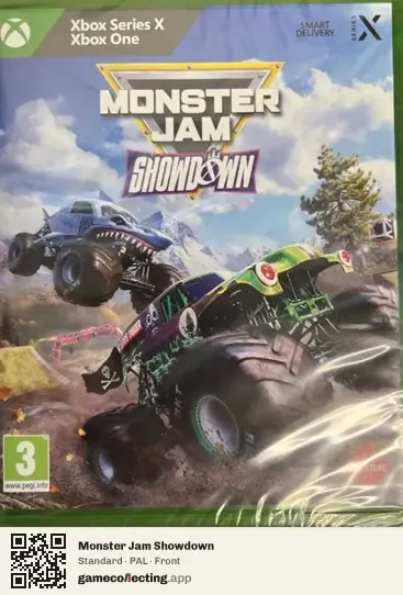 Monster Jam Showdown Xbox Series X, PAL box front