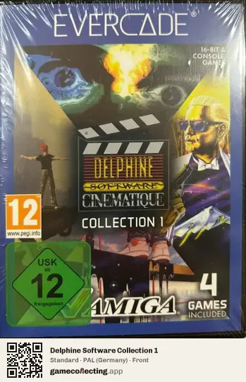 Delphine Software Collection 1 Evercade, Germany box front