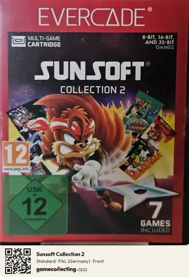 Sunsoft Collection 2 Evercade, Germany box front