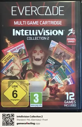 Intellivision Collection 2 Evercade, Germany box front