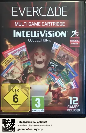 Intellivision Collection 2 Evercade, Germany box front