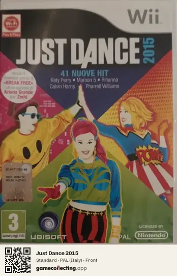 Just Dance 2015 Nintendo Wii, Italy box front