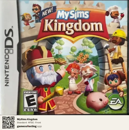 MySims Kingdom Nintendo DS, NTSC box front