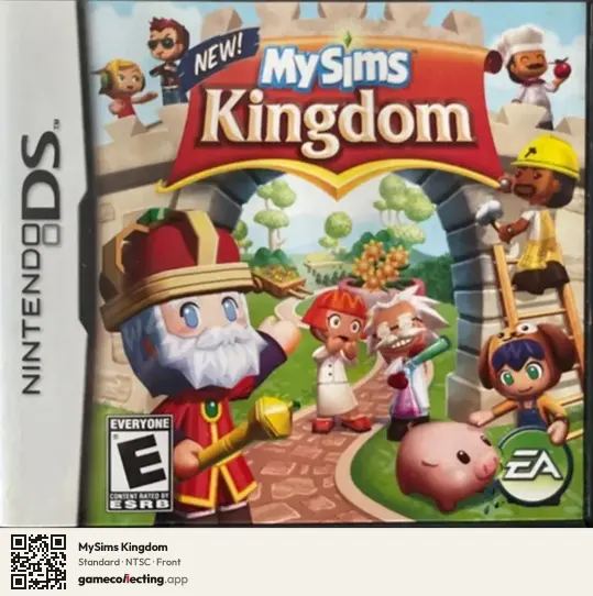 MySims Kingdom Nintendo DS, NTSC box front