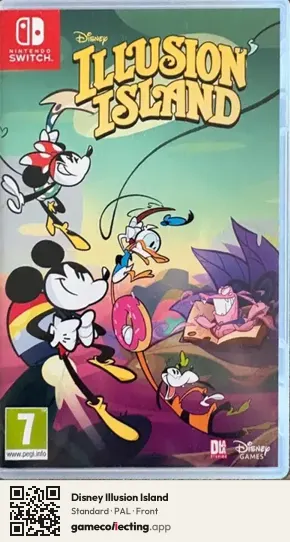 Disney Illusion Island Nintendo Switch, PAL box front