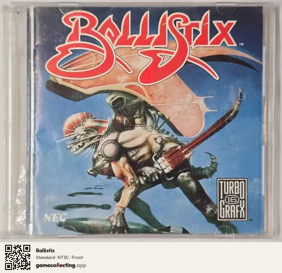 Ballistix TurboGrafx-16, NTSC box front