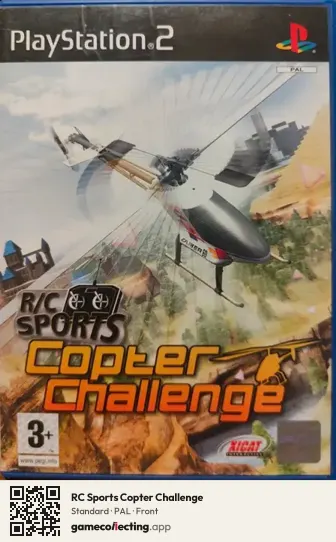 RC Sports Copter Challenge PlayStation 2, PAL box front