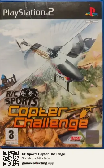 RC Sports Copter Challenge PlayStation 2, PAL box front