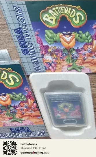 Battletoads Sega Game Gear, PAL box front