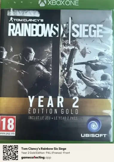 Tom Clancy's Rainbow Six Siege Xbox One, France box front