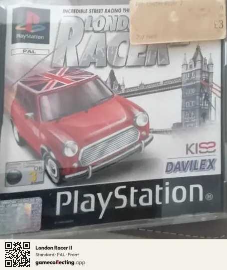 London Racer II PlayStation, PAL box front