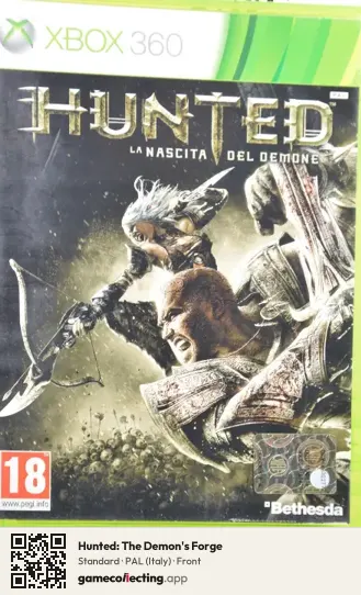 Hunted: The Demon's Forge Xbox 360, Italy box front