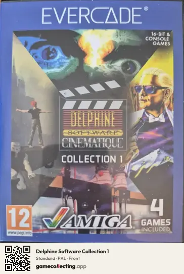Delphine Software Collection 1 Evercade, PAL box front