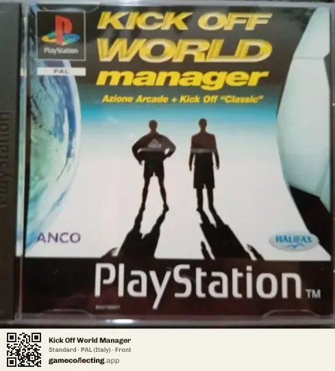 Kick Off World Manager PlayStation, Italy box front