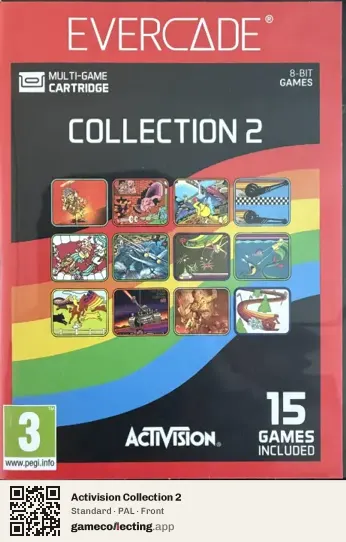 Activision Collection 2 Evercade, PAL box front