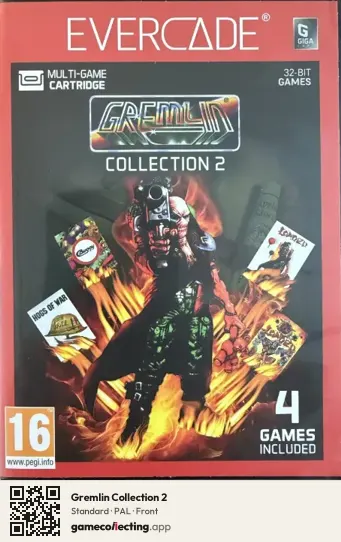 Gremlin Collection 2 Evercade, PAL box front