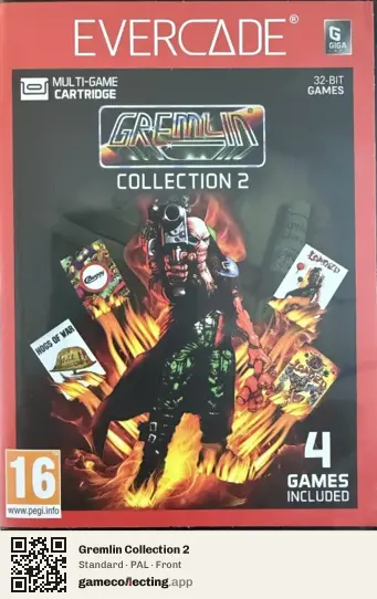 Gremlin Collection 2 Evercade, PAL box front