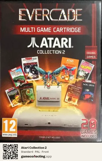 Atari Collection 2 Evercade, PAL box front