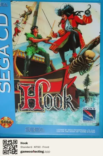 Hook Sega Mega-CD / Sega CD, NTSC box front