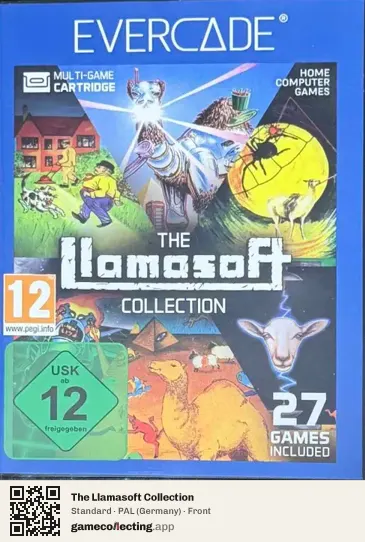 The Llamasoft Collection Evercade, Germany box front