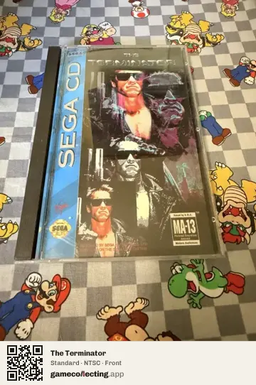 The Terminator Sega Mega-CD / Sega CD, NTSC box front