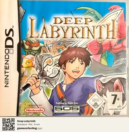 Deep Labyrinth Nintendo DS, PAL box front
