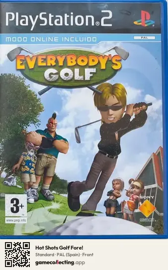 Hot Shots Golf Fore! PlayStation 2, Spain box front