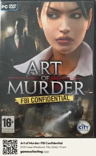 Art of Murder: FBI Confidential Computer, Italy box front
