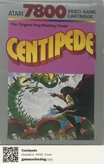 Centipede Atari 7800, NTSC box front